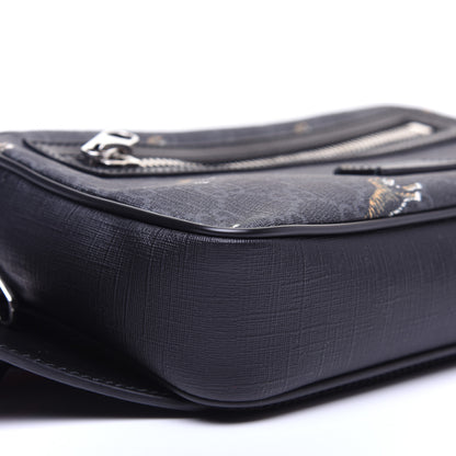 Gucci Soft GG Supreme Monogram Tigers Belt Bag Black Multicolor 6 of 12