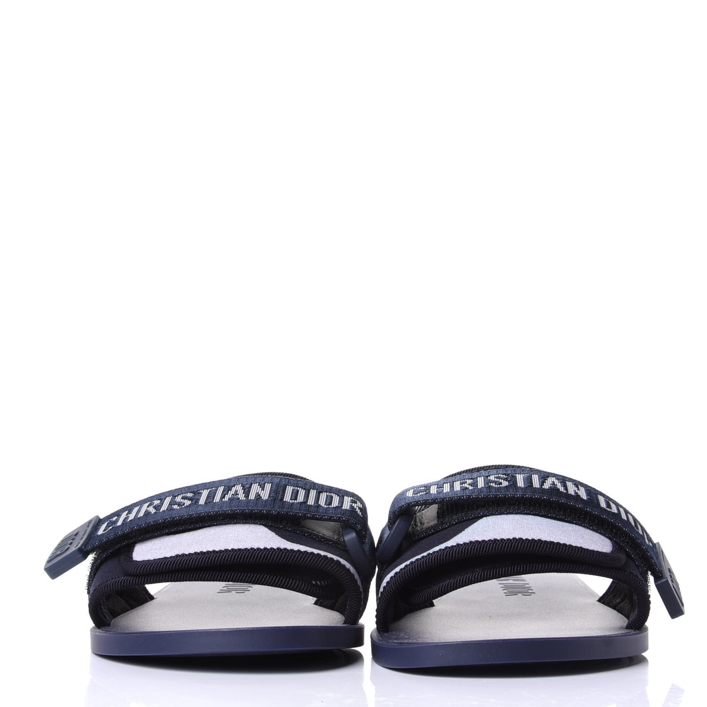 Technical Stretch Fabric Camouflage Dio(r)evolution Slide Sandals 36 Deep Blue