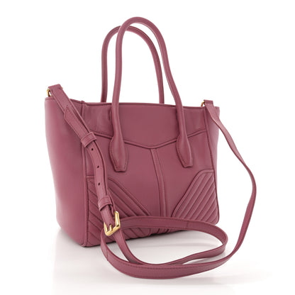 Miu Miu Nappa Matelasse Biker Tote Bruyere 3 of 10