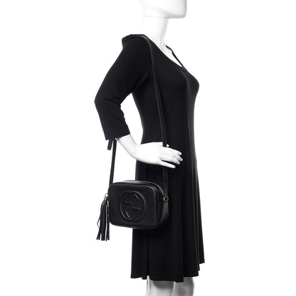 Gucci Pebbled Calfskin Small Soho Disco Bag Black 2 of 10