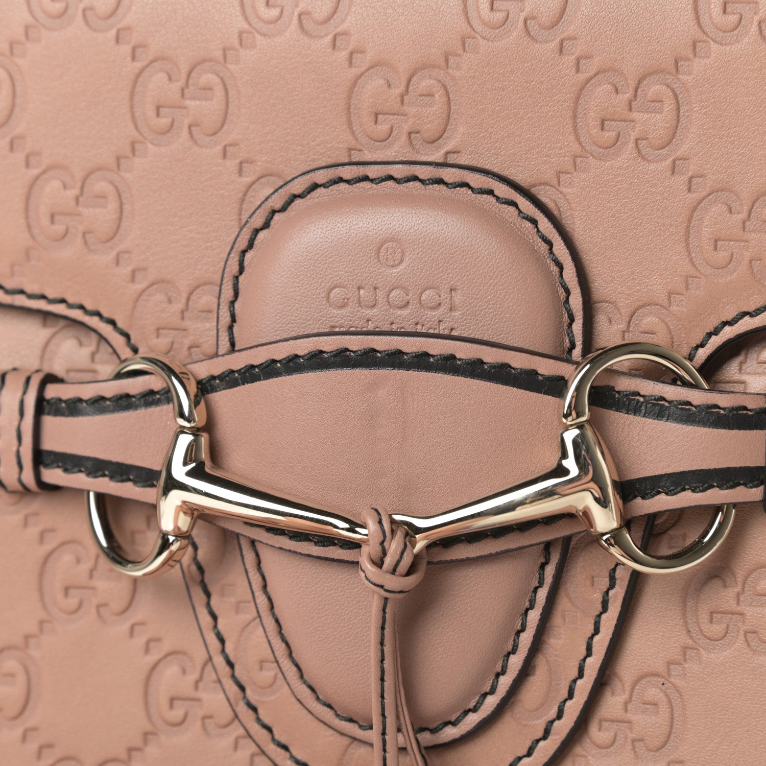Gucci Guccissima Large Emily Chain Shoulder Bag Camelia 11 of 11