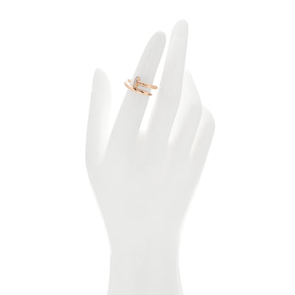 Cartier 18K Pink Gold Diamond Juste Un Clou Ring 50 5.25 2 of 6