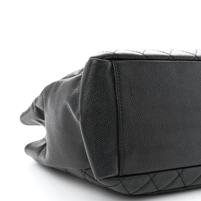 Chanel Caviar Quilted Grand Shopping Tote GST Black 10 of 14