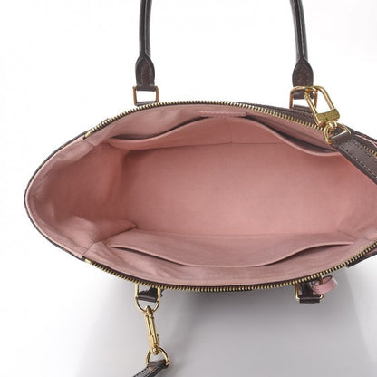 Louis Vuitton Damier Ebene Caissa Tote PM Rose Ballerine 6 of 8