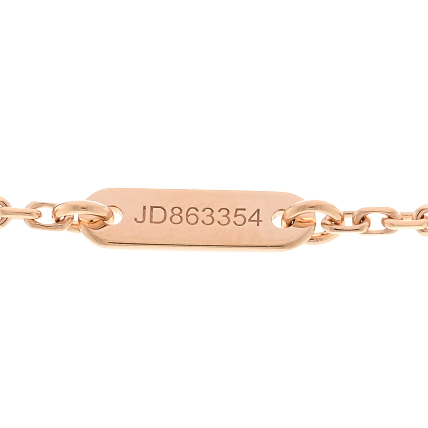 18K Rose Gold Sweet Alhambra Pendant Necklace