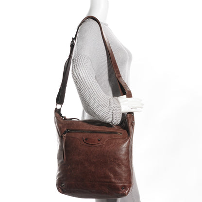Balenciaga Agneau Day Messenger Castagna 2 of 12