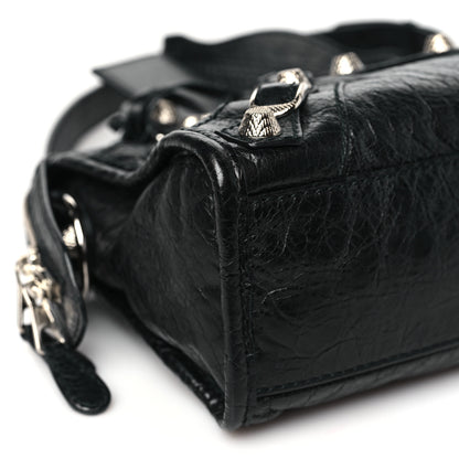 Balenciaga Agneau Giant 12 Silver Hardware Mini City Black 10 of 12