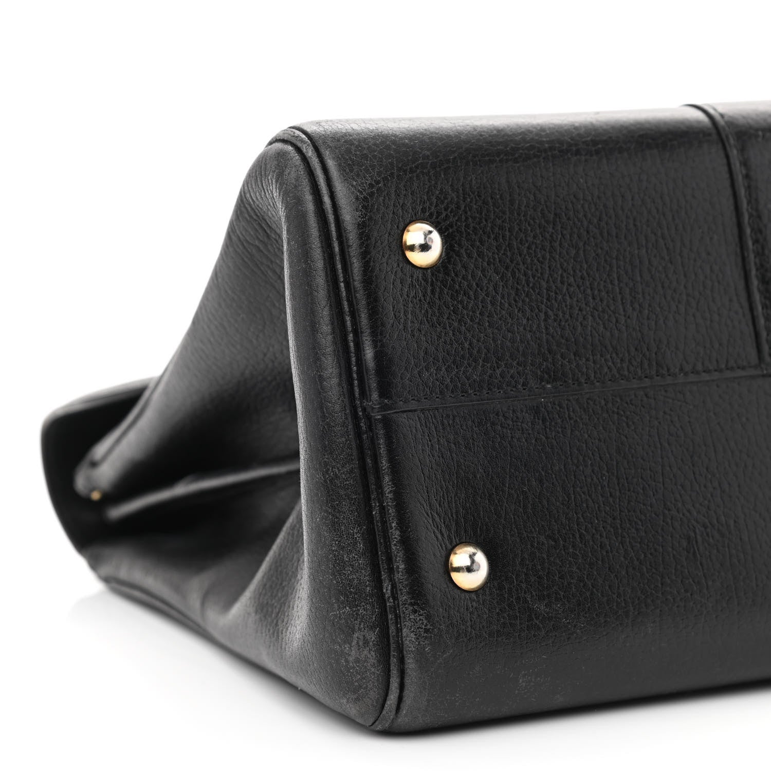 Delvaux Crispy Calfskin MM Brillant Satchel Black 13 of 19