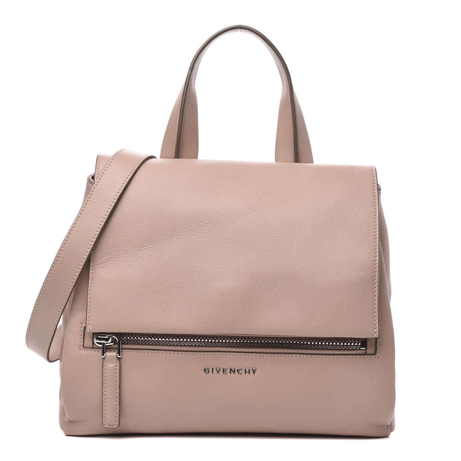 Givenchy Calfskin Small Pandora Pure Flap Bag Pale Pink 1 of 11