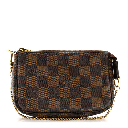 Louis Vuitton Damier Ebene Mini Pochette Accessories 1 of 10