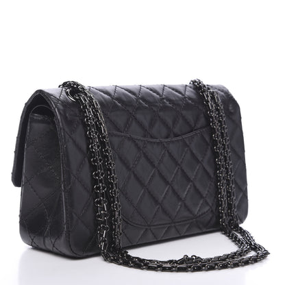 Chanel Aged Calfskin Quilted 2.55 Reissue 225 Flap So Black 2 of 10