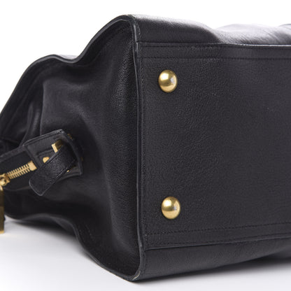 Saint Laurent Sheepskin Medium Cabas ChYc Black 9 of 15