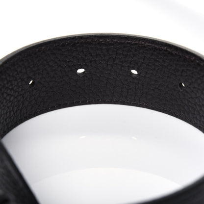 Gucci Calfskin Double G Reversible 37mm Belt 90 36 Black Cocoa 6 of 6
