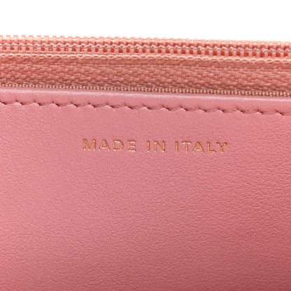 Chanel Iridescent Caviar Quilted Wallet on Chain WOC Rose Pink 7 of 10