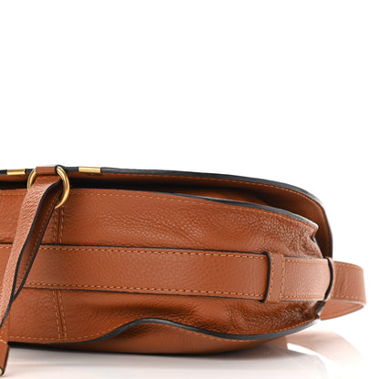 Chloe Calfskin Medium Marcie Round Crossbody Bag Tan 10 of 10