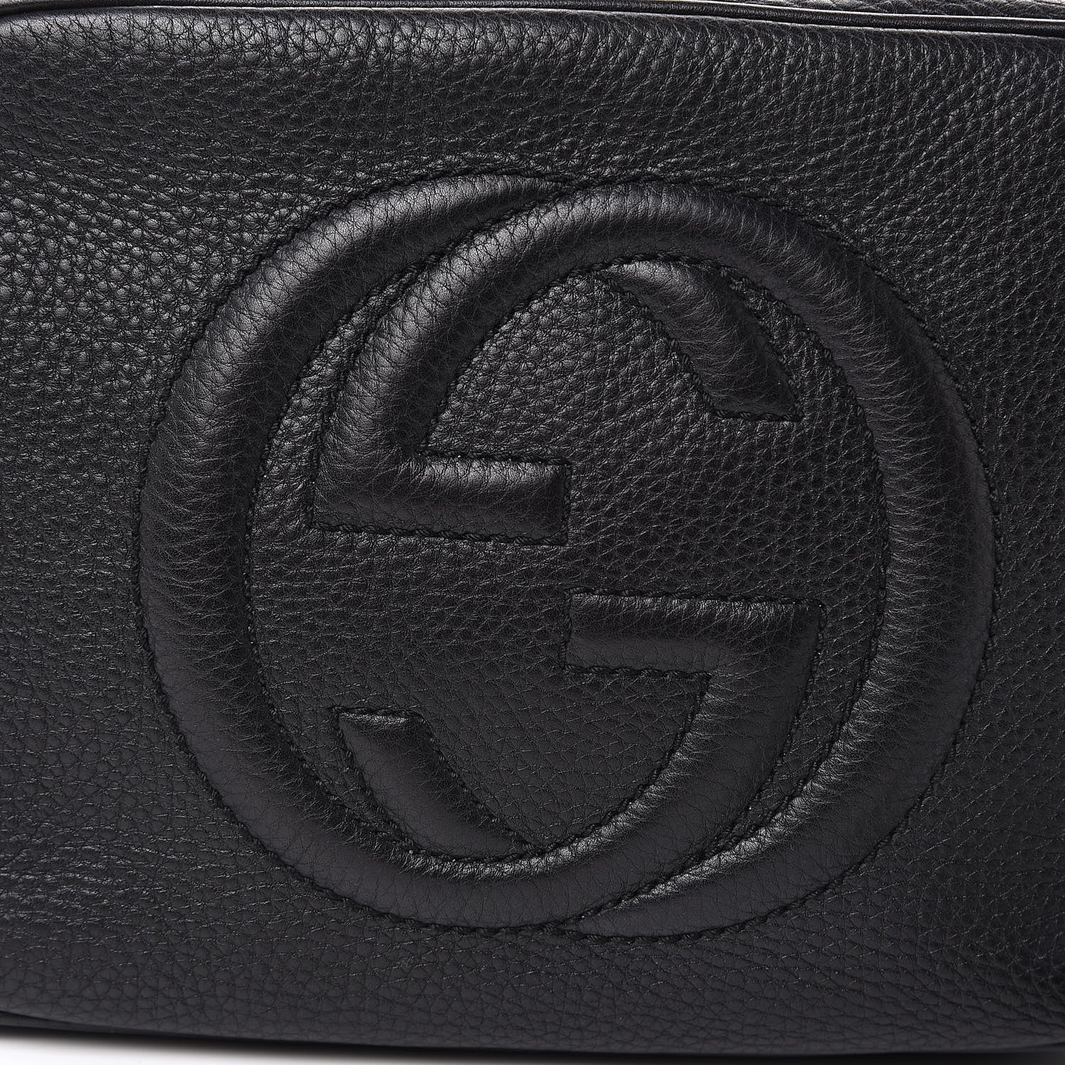 Gucci Pebbled Calfskin Small Soho Disco Bag Black 11 of 13
