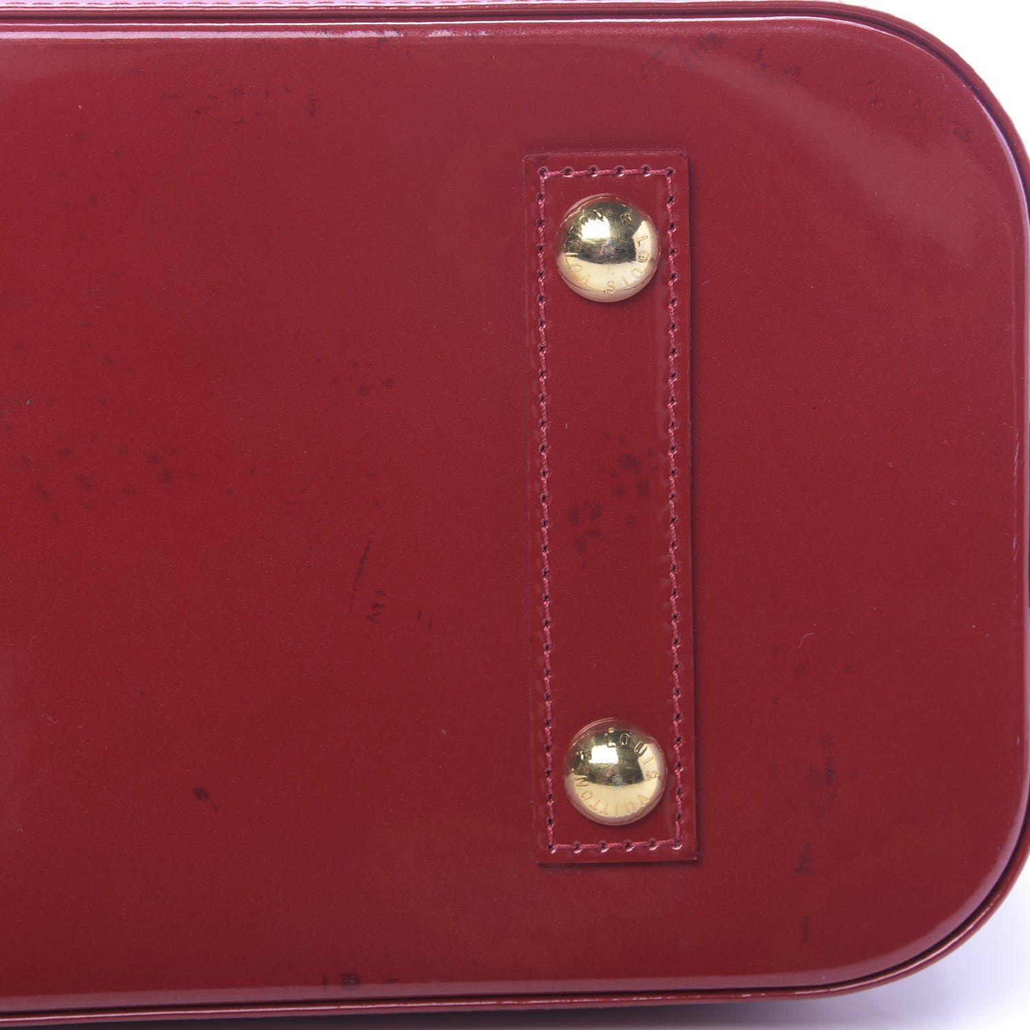 Louis Vuitton Vernis Alma PM Pomme D'Amour 11 of 13