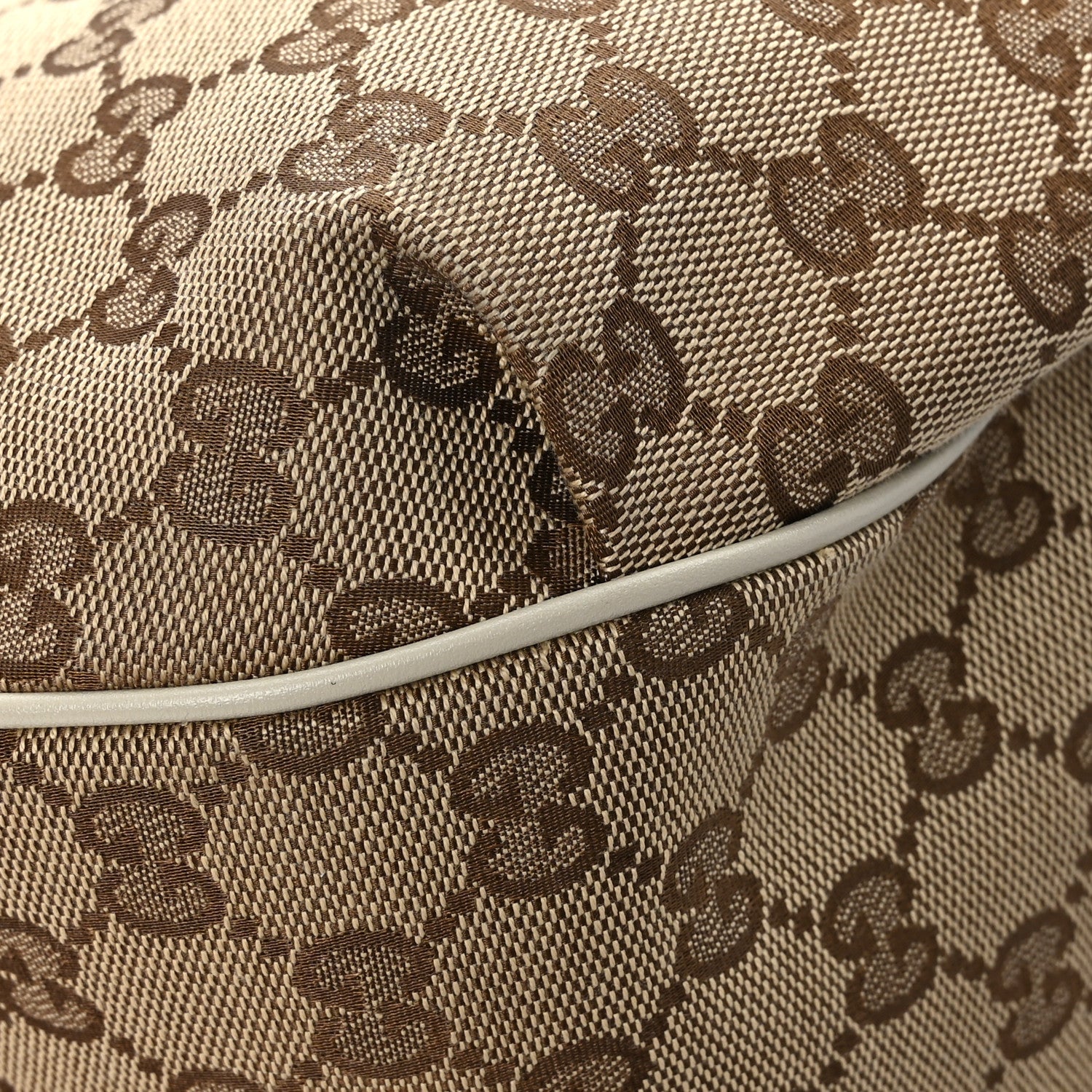 Gucci Monogram Margaux Calfskin Medium Emily Hobo Beige Ebony Mystic White 10 of 11