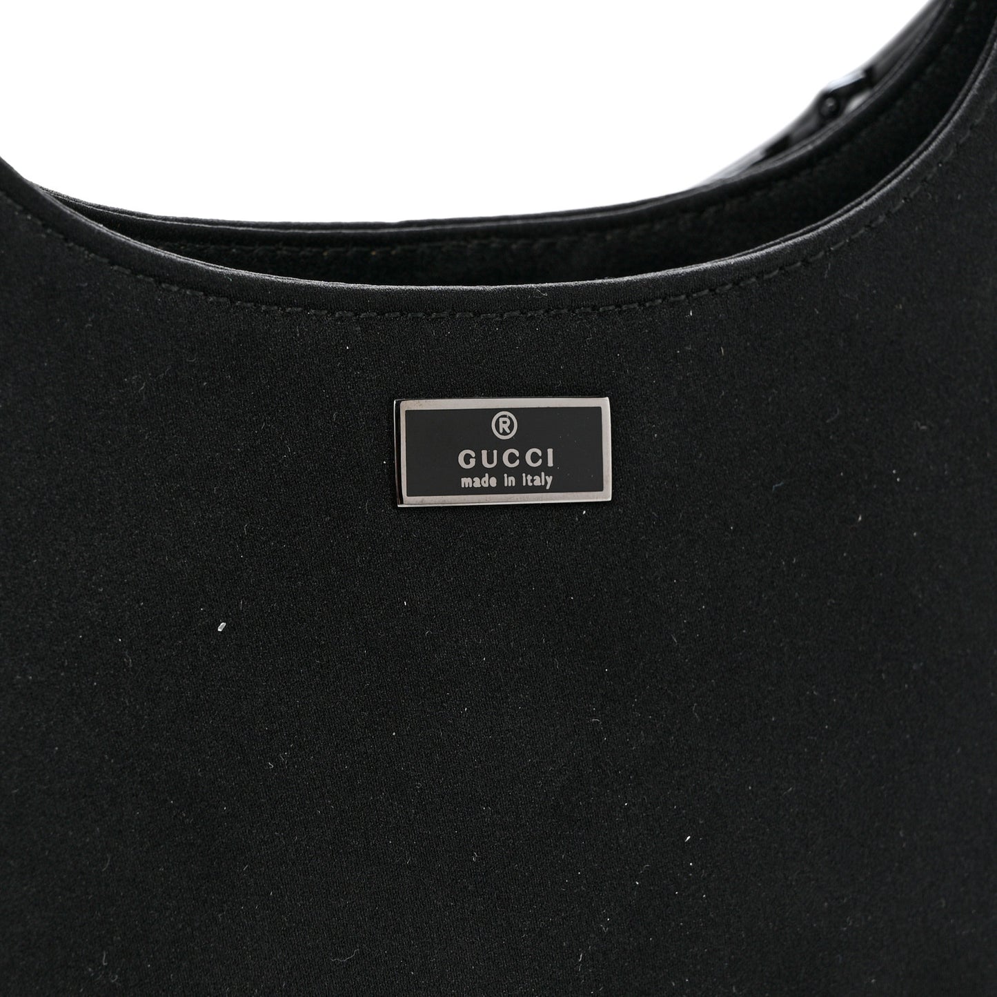 Nylon Bamboo Top Handle Hobo Black