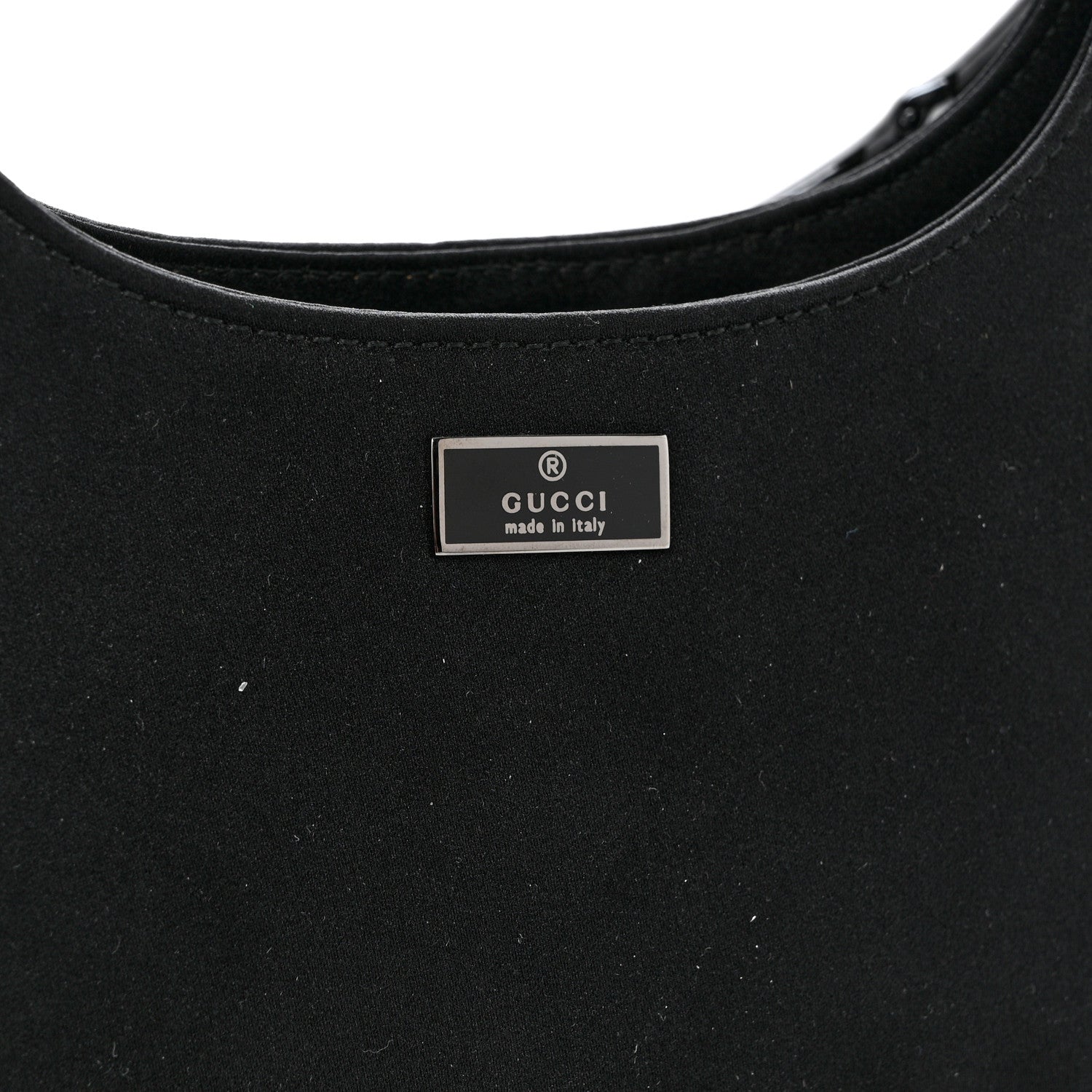 Gucci Nylon Bamboo Top Handle Hobo Black 5 of 9