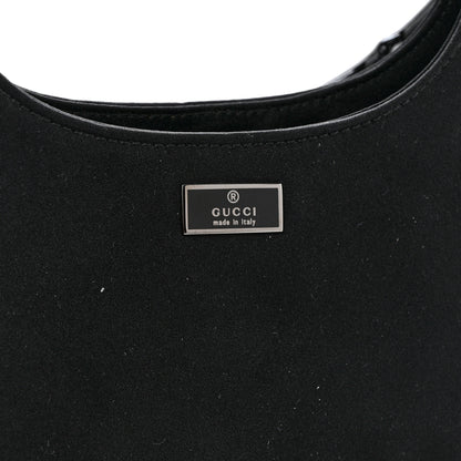 Gucci Nylon Bamboo Top Handle Hobo Black 5 of 9