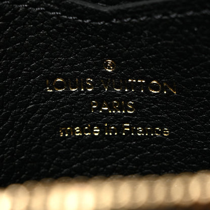 Louis Vuitton Empreinte Monogram Giant Zippy Coin Purse Black Beige 6 of 8