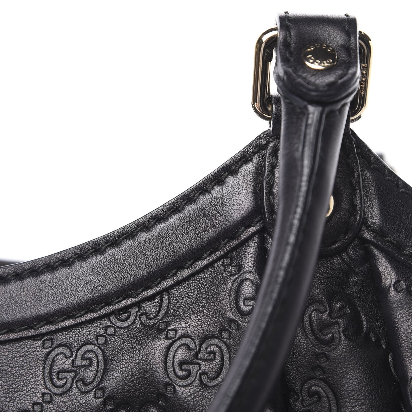 Guccissima Large Sukey Tote Black