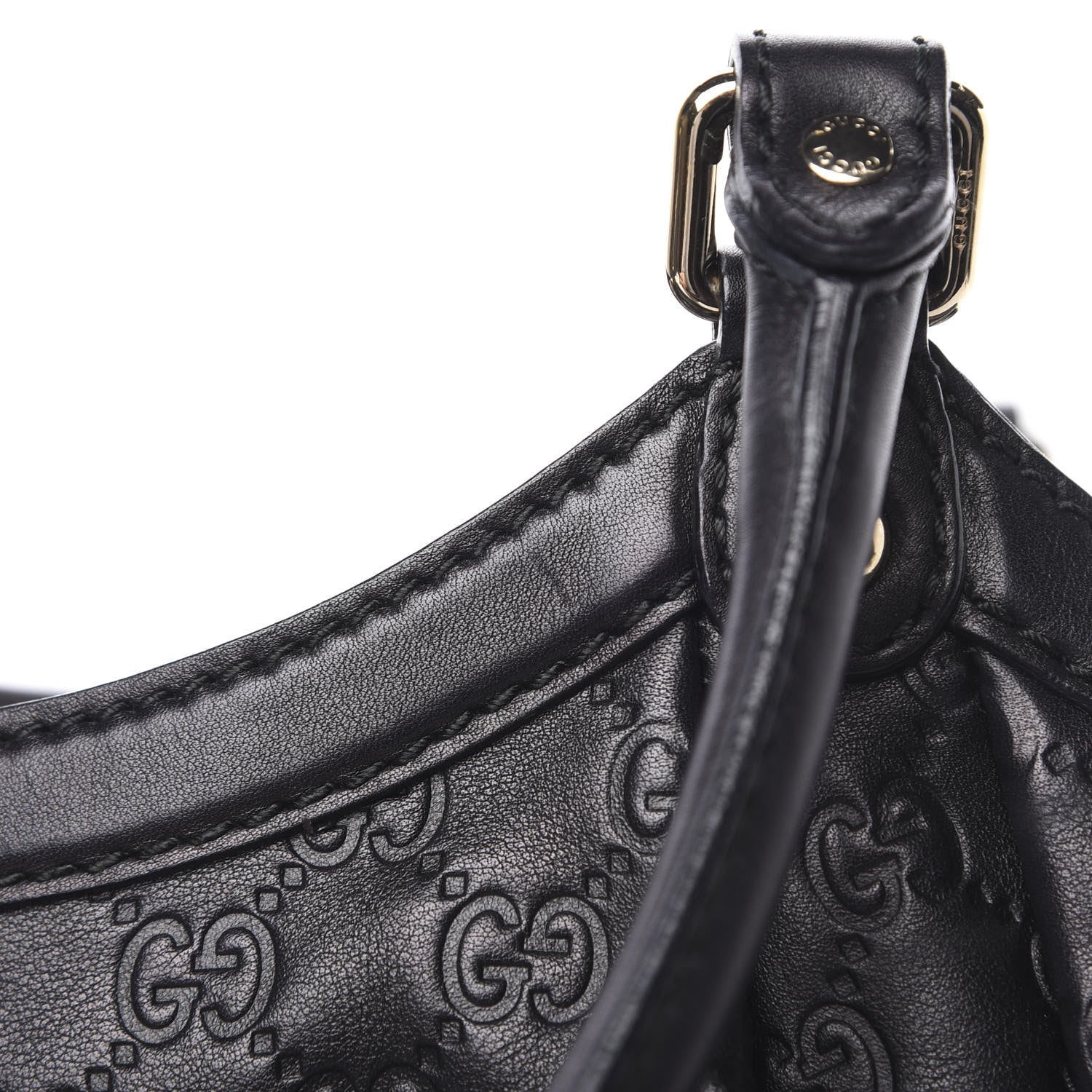 Gucci Guccissima Large Sukey Tote Black 12 of 13
