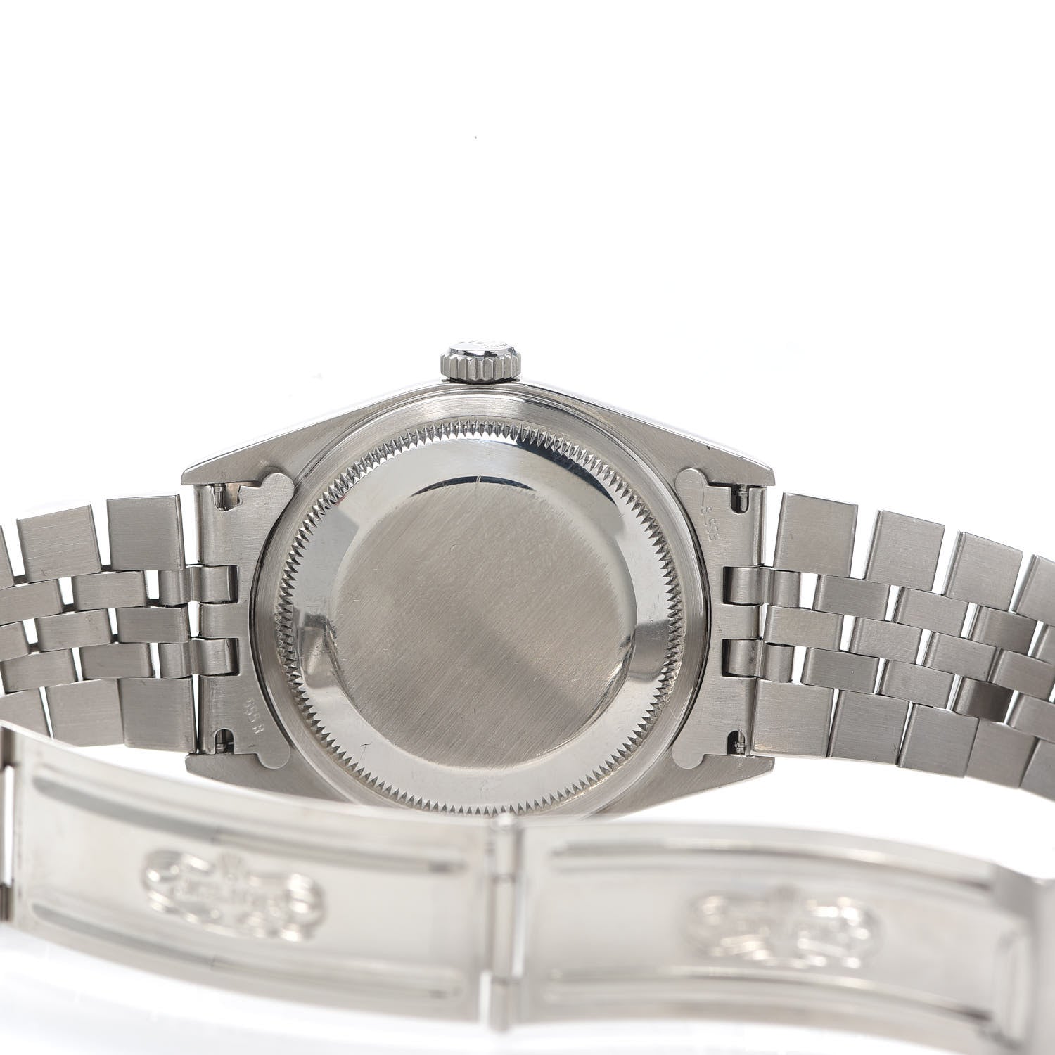 Rolex Stainless Steel 18K White Gold 36mm Oyster Perpetual Datejust Watch Silver Roman 16234 5 of 6