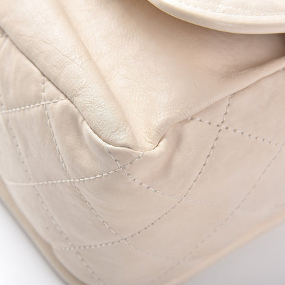 Chanel Calfskin Quilted Natural Beauty Flap Dark White 11 of 15