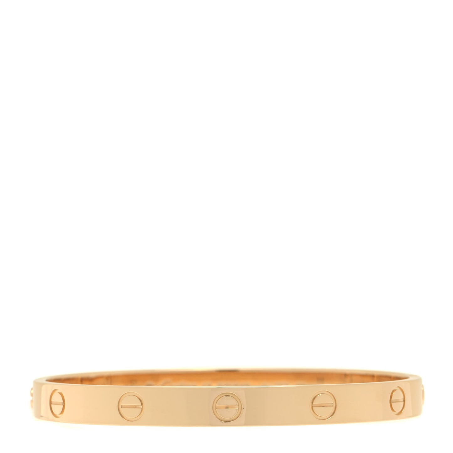18K Yellow Gold LOVE Bracelet 17