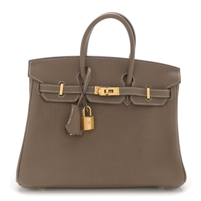 Hermes Togo Birkin 25 Etoupe 1 of 16
