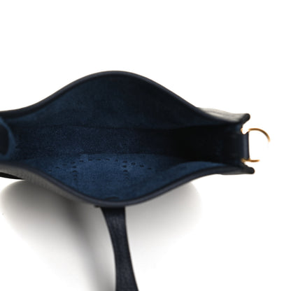 Hermes Taurillon Clemence Amazone Evelyne TPM Bleu Nuit Bleu Indigo 5 of 11