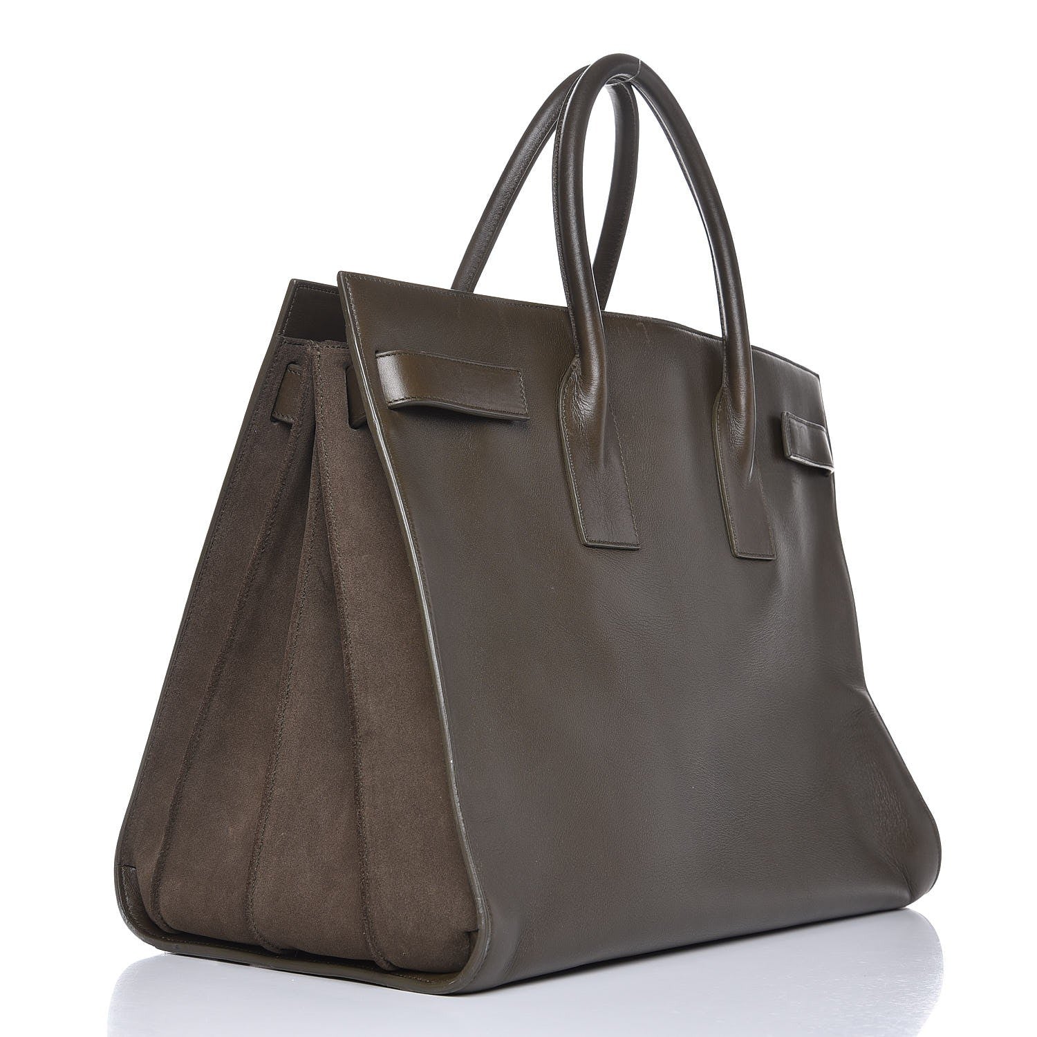 Saint Laurent Calfskin Large Sac De Jour Carryall Mousse 3 of 17