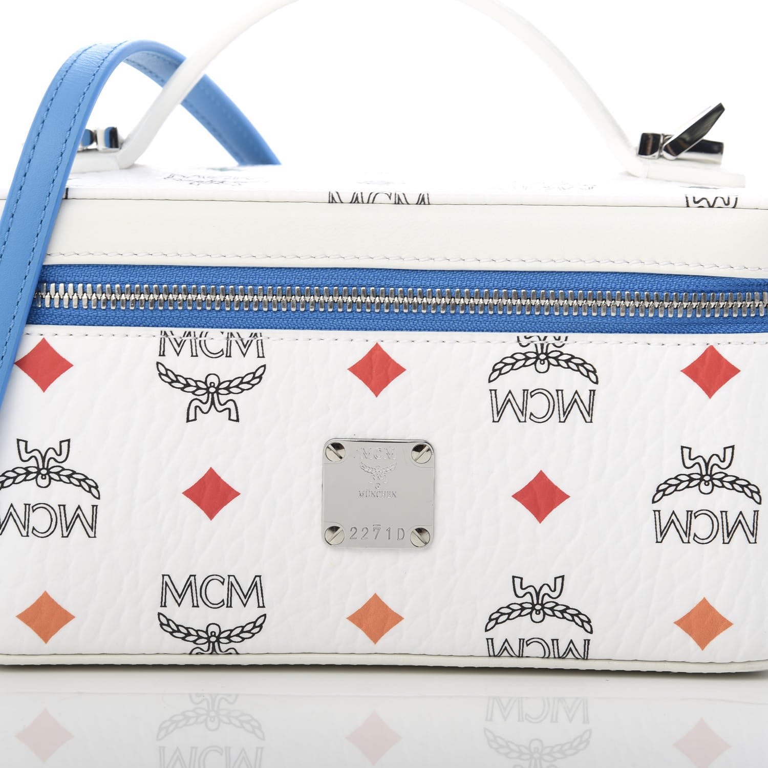 MCM Visetos Rockstar Vanity Case White 8 of 10
