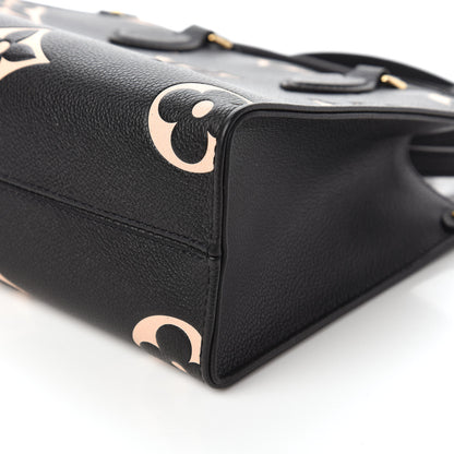 Louis Vuitton Empreinte Monogram Giant Onthego PM Black Beige 7 of 9