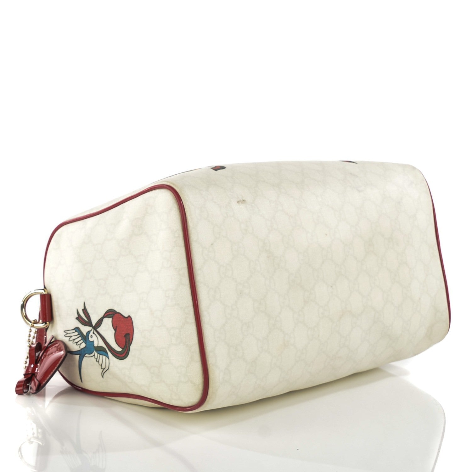 Gucci GG Plus Monogram Tattoo Medium Joy Boston Red Unicef 4 of 9