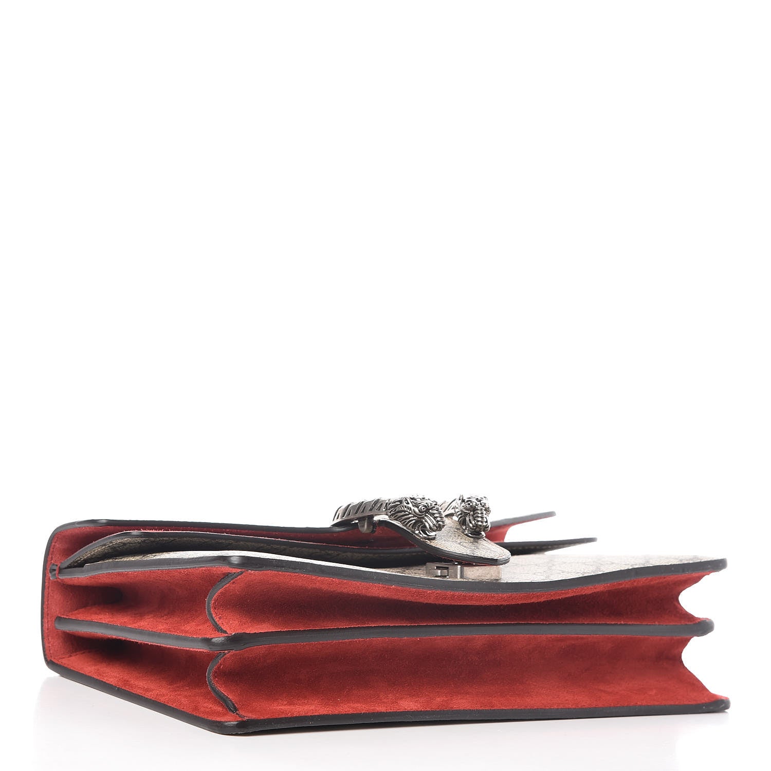 Gucci GG Supreme Monogram Small Dionysus Shoulder Bag Red 4 of 9