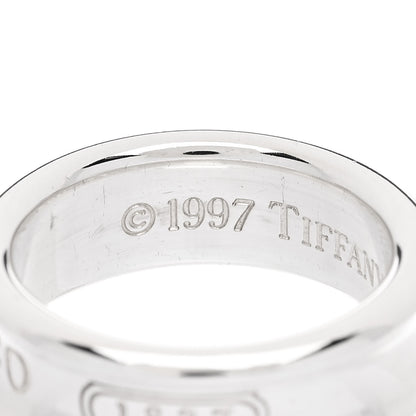 Tiffany Sterling Silver 1837 Band Ring 51 5.75 4 of 6