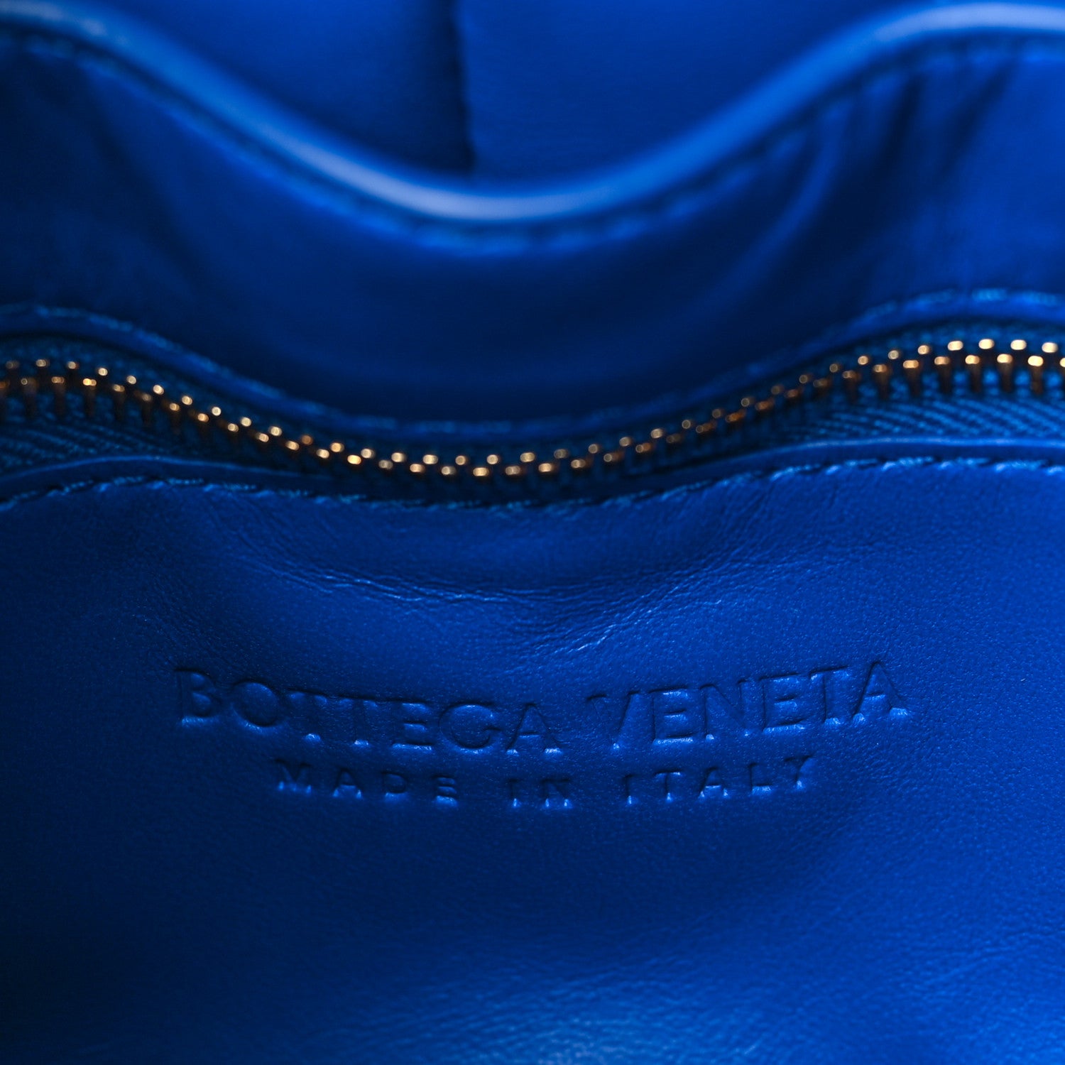 Bottega Veneta Lambskin Maxi Intreccio Padded Chain Cassette Crossbody Bag Cobalt 6 of 9