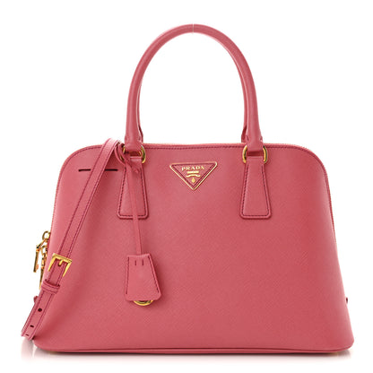 Prada Saffiano Lux Medium Promenade Tote Peonia 1 of 11