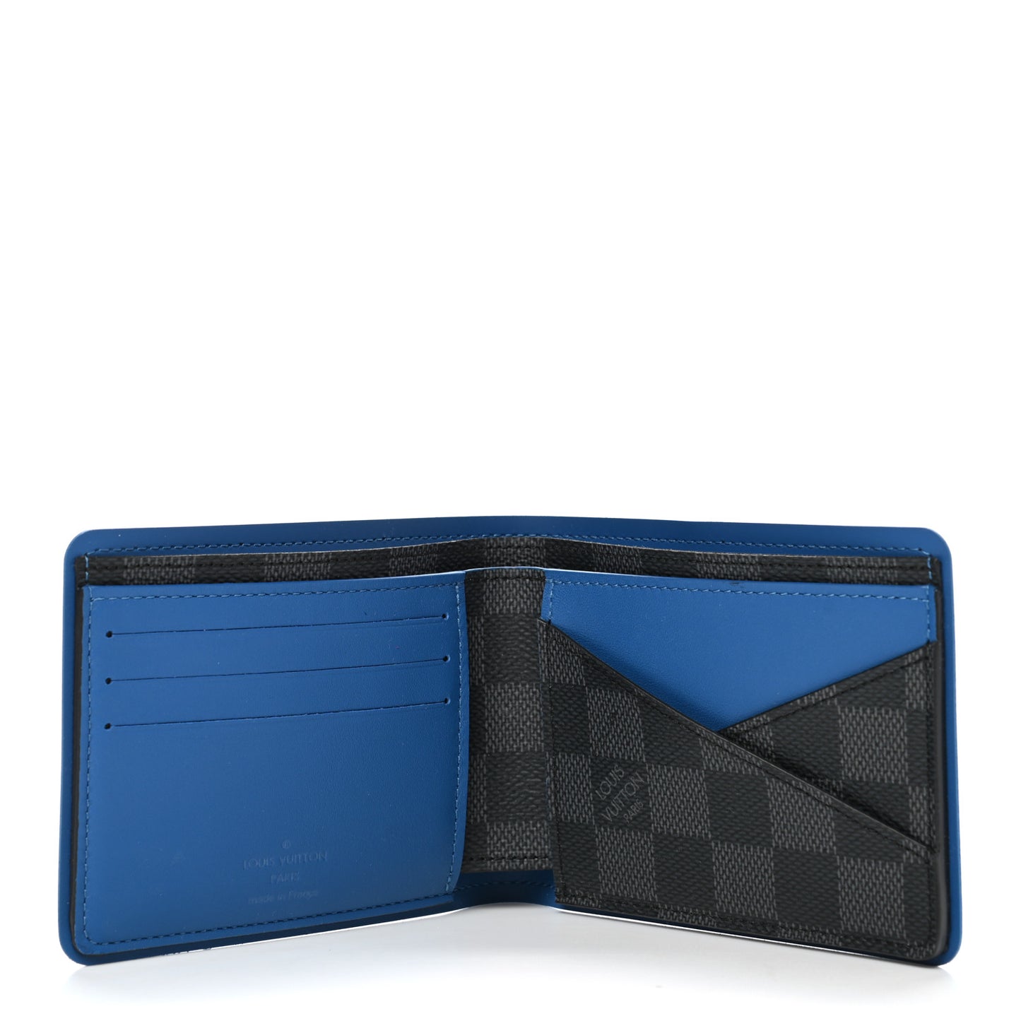 Damier Graphite Slender Wallet Blue