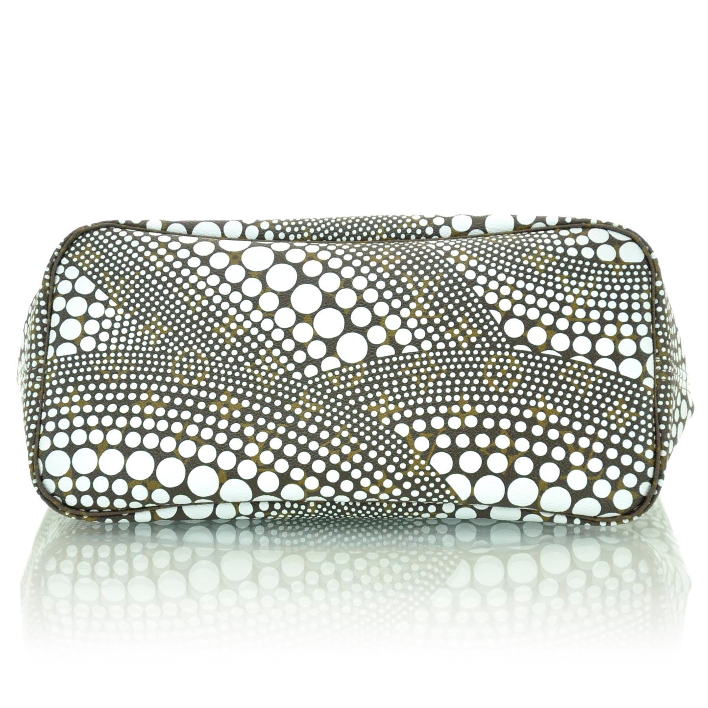 Monogram Kusama Waves Neverfull MM White