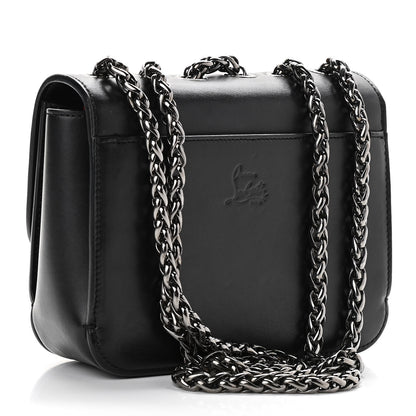 Christian Louboutin Calfskin Baby Sweety Charity NV Shoulder Bag Black 3 of 12
