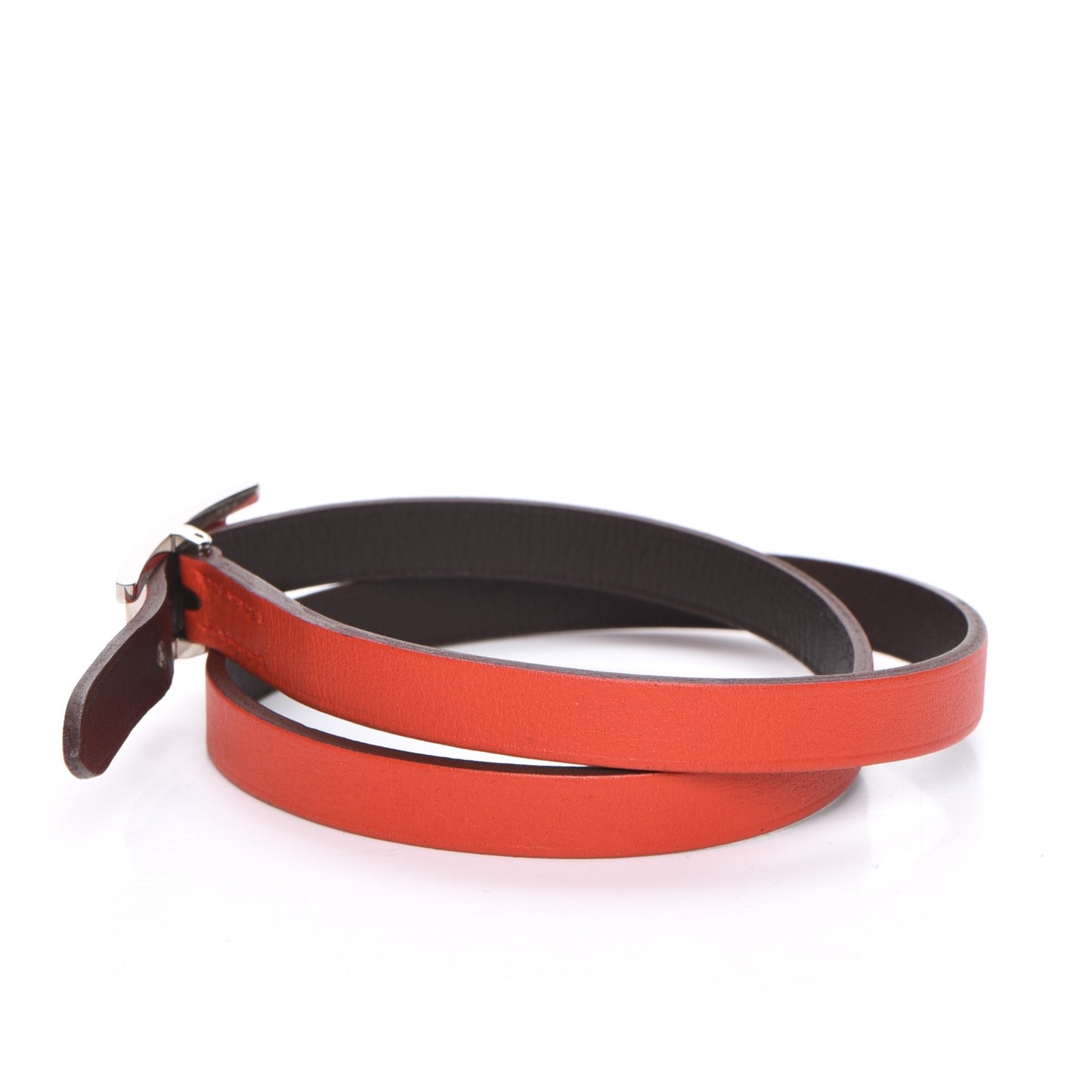 Swift Chamonix Behapi Double Tour Reversible Bracelet L Capucine Chocolate