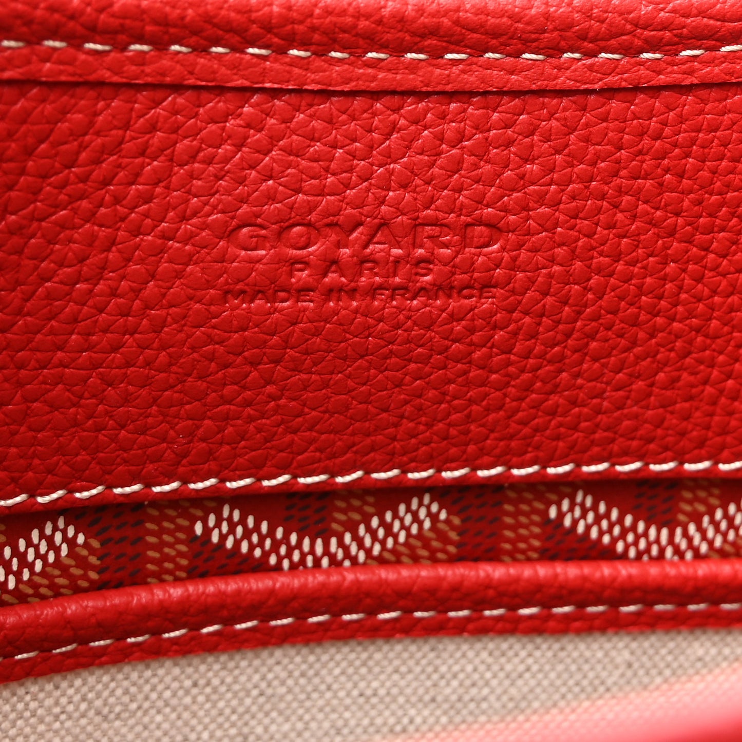 Goyardine Musette PM Bag Red