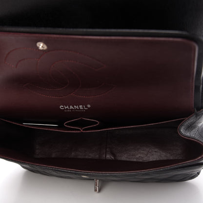 Chanel Caviar Quilted Jumbo Double Flap Black 5 of 10