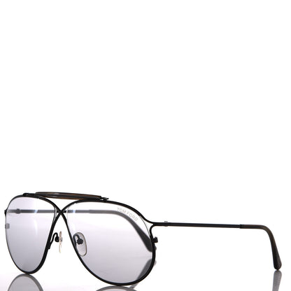 Tom Ford Tom N.6 Private Collection Aviator Sunglasses Black 1 of 7