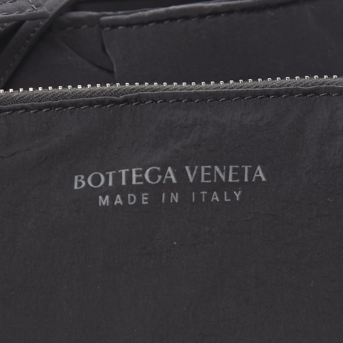 Nylon Intrecciato Padded Tech Cassette Bag Black
