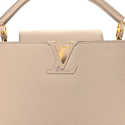 Louis Vuitton Taurillon Capucines MM Galet 7 of 10